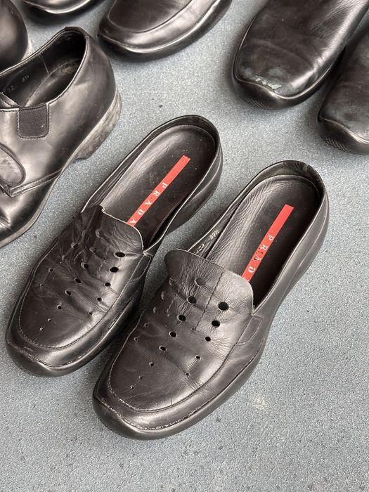 Взуття Prada 4 пари чорне red tab