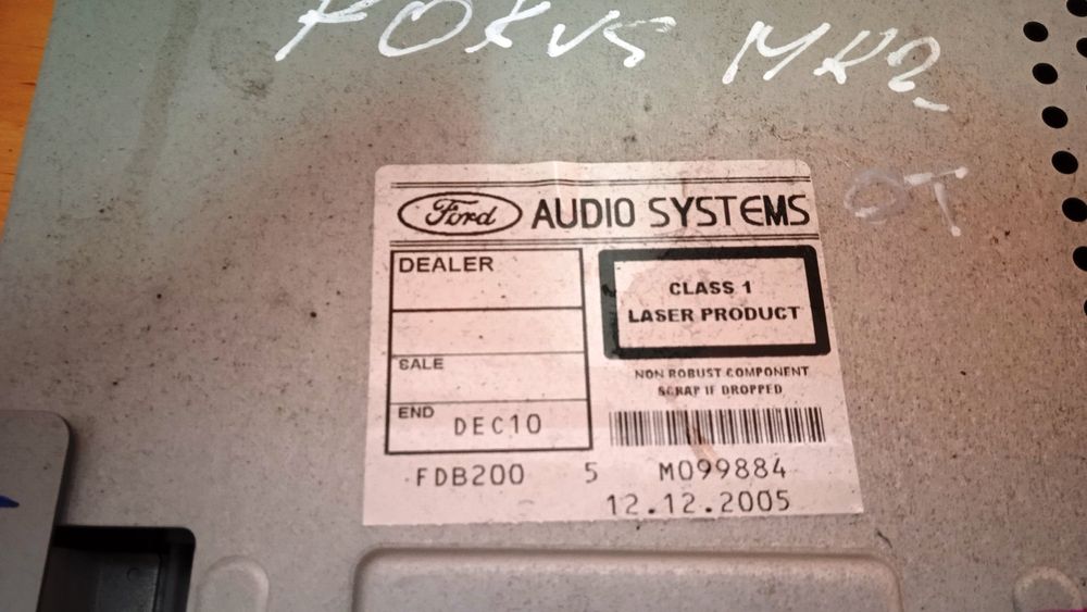 Radio Fabryczne Ford Focus MK2