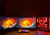 Zestaw komputerowy PC Komputer Gamingowy+Monitory Ryzen 7 Radeon 7800