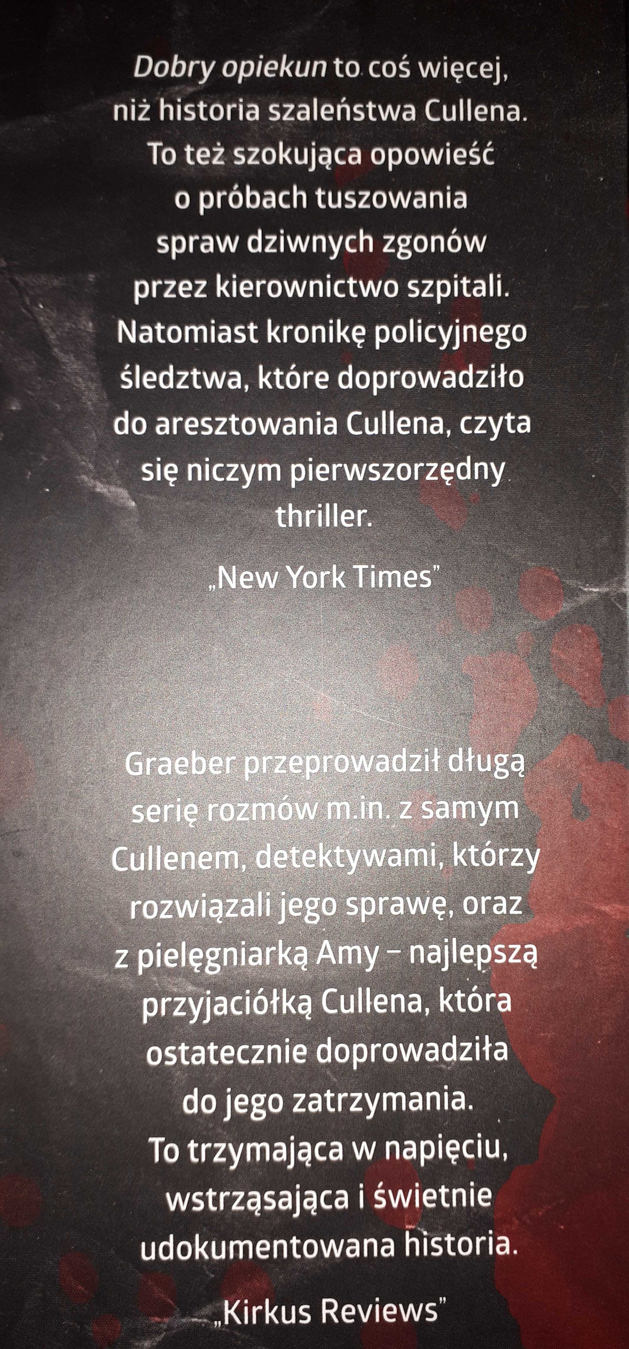 "Dobry opiekun" Charles Graeber, o amerykańskim Aniele Śmierci