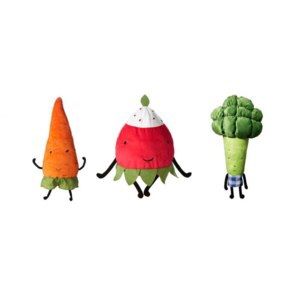Ikea Герои овощной грядки Подарочный наб Книга Шторы2шт Овощи 4шт ИКЕА