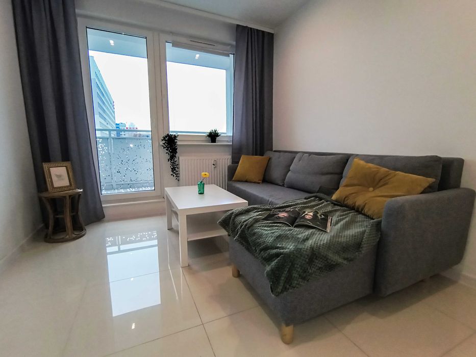 Jasna kawalerka w zielonej części Katowic