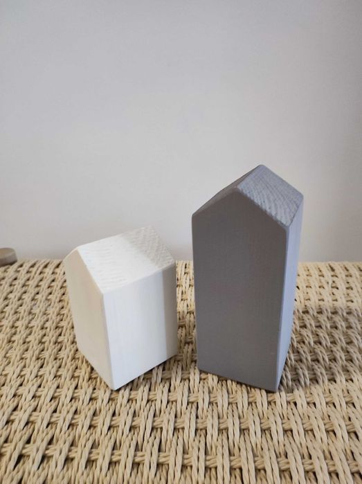 Casinhas decorativas de madeira