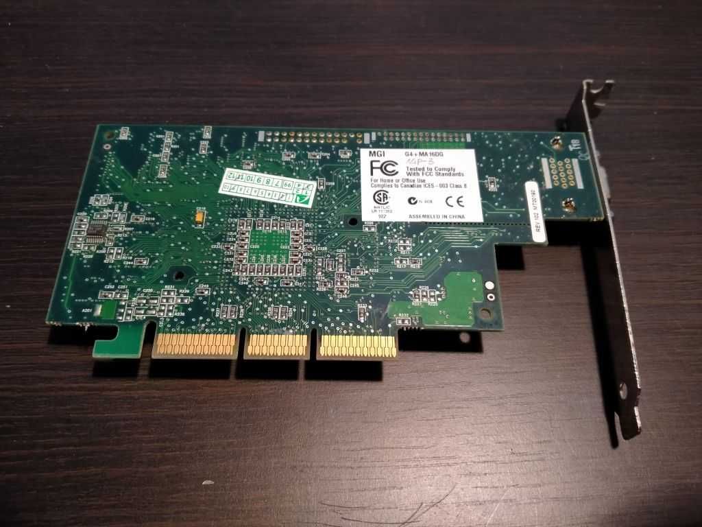 Karta graficzna PCI Matrox Millenium G4 + MA 16MB AGP - Warszawa