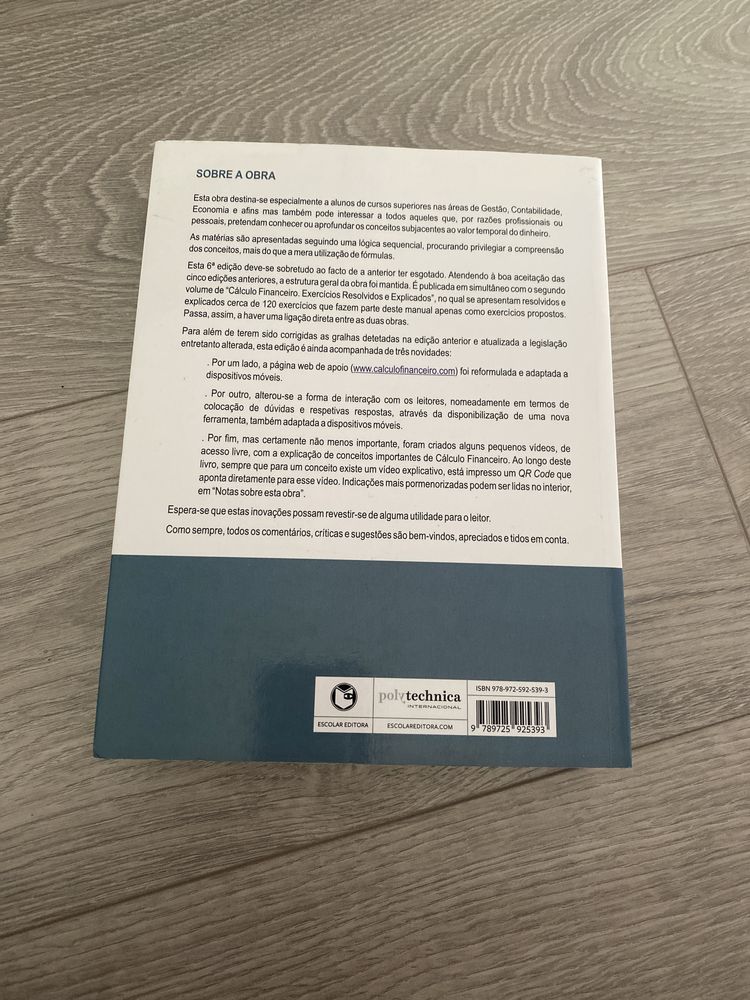 Livro de calculo financeiro