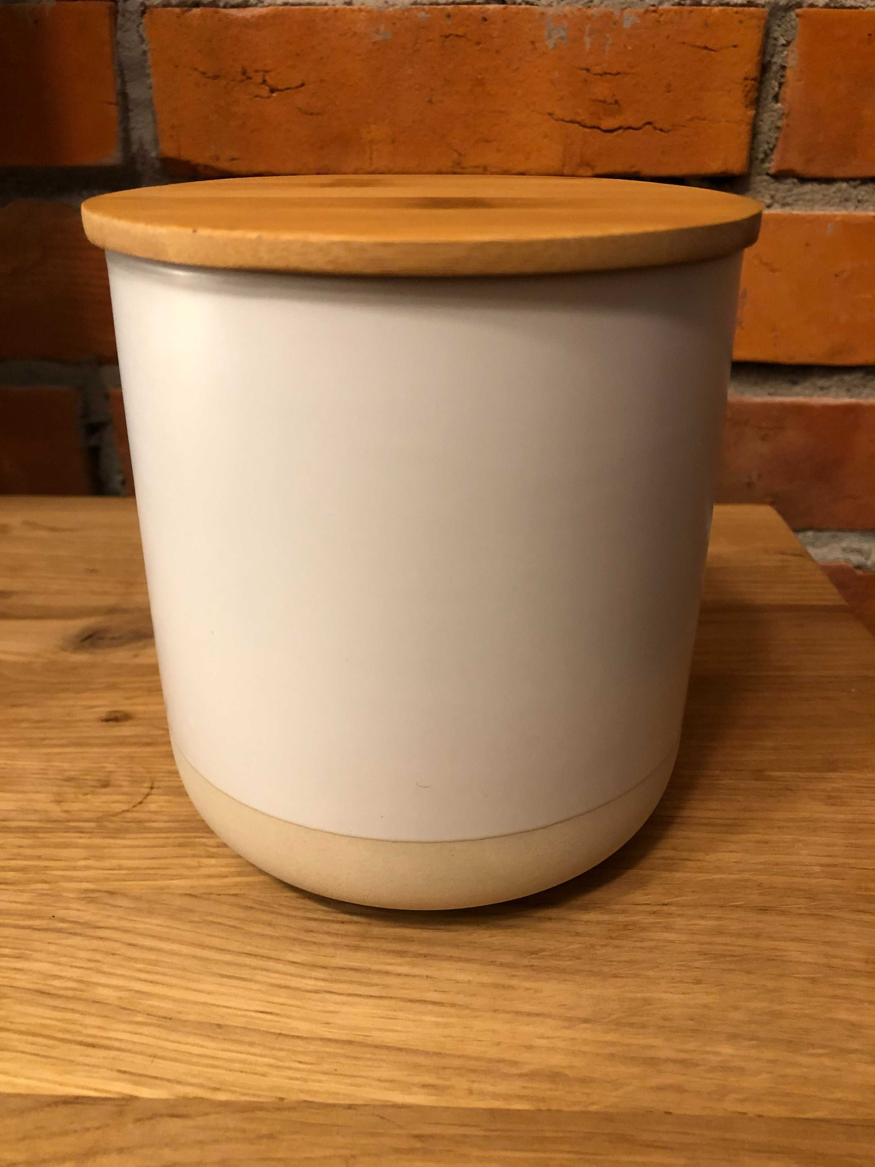 POJEMNIK na żywność ceramiczny biały LADELLE (nowy)