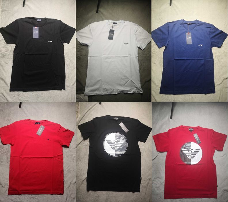 Koszulki t-shierty męskie Emporio Armani Ea7 Armani Jeans AJ Premium