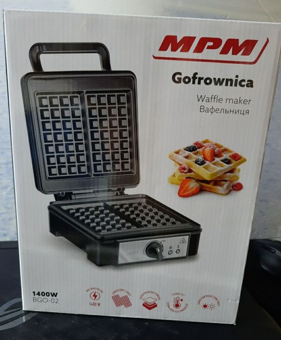 Gofrownica 1400W, nowa