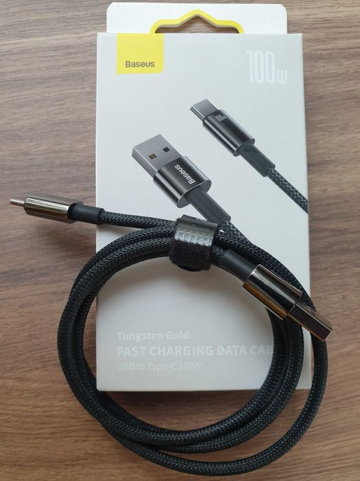 Кабель Baseus Tungsten Fast Charging USB-Type-C 100W 1m (CAWJ000001)