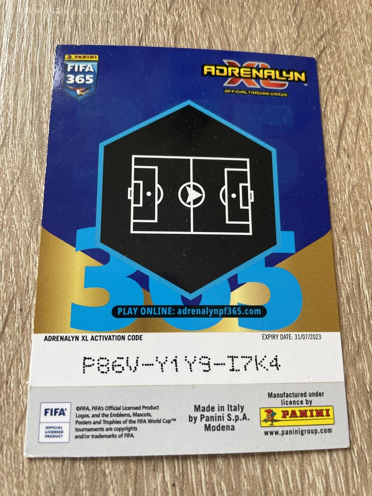 Karta piłkarska FIFA 365