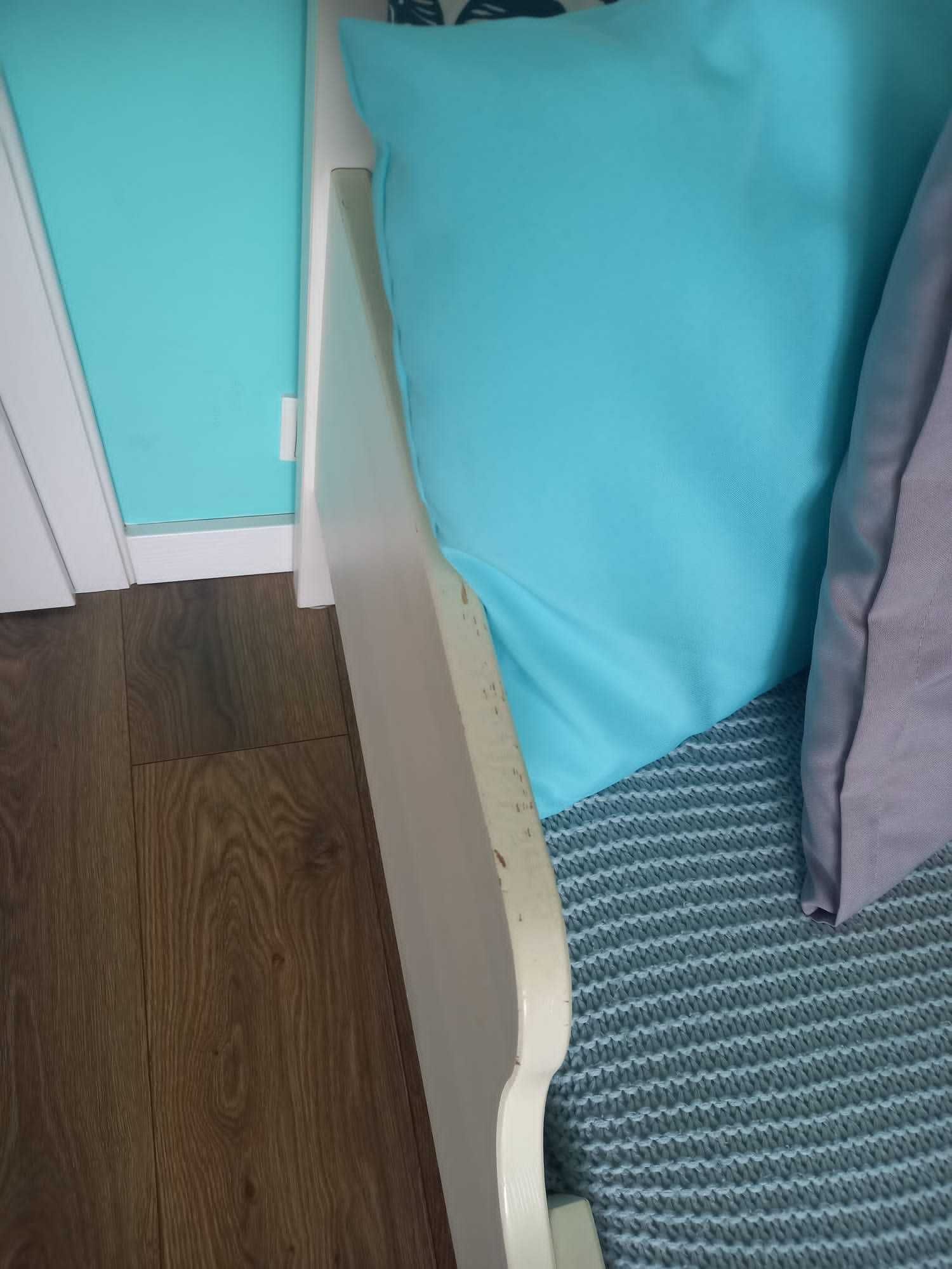 IKEA SUNDVIK Rozsuwana rama łóżka i dno łóżka 80x200 cm biały