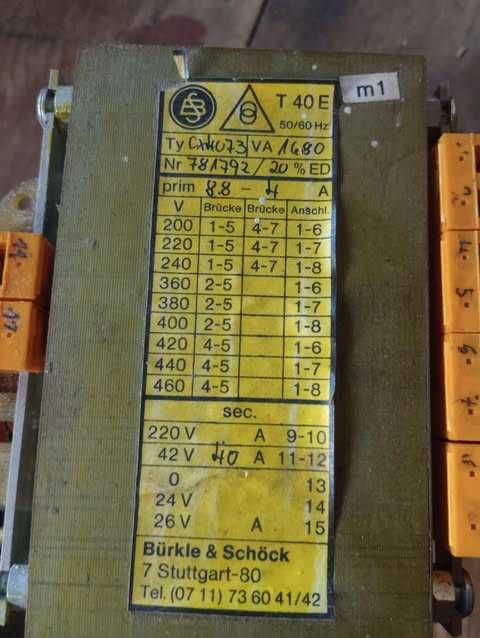 transformator T40e