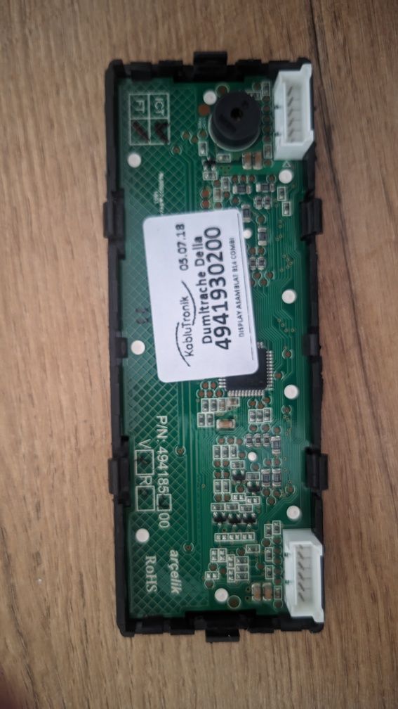 Wyświetlacz lodówki Beko RCNA406E40W