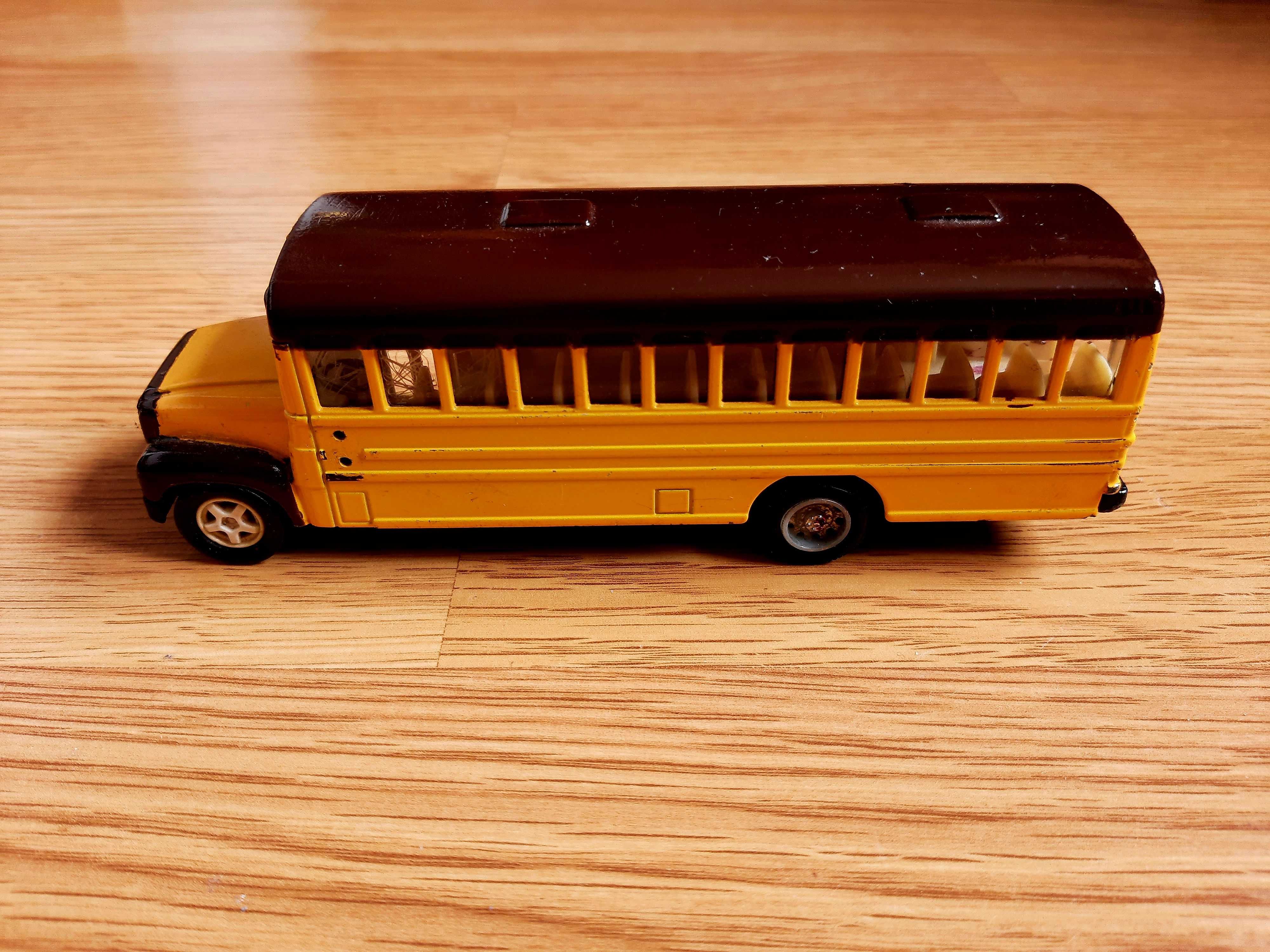 Машинка металева шкільний автобус Kinsfun.
