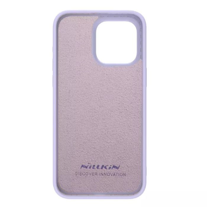 Etui Nillkin Camshield Silky Silicone Do Iphone 15 Pro Max Fioletowy