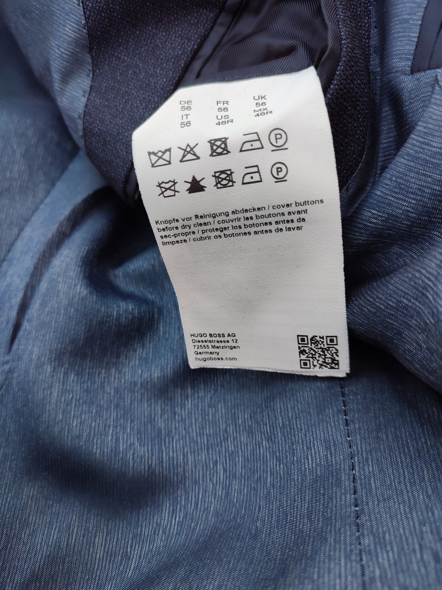 Garnitur męski r. 56 Hugo Boss