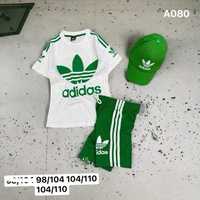 Komplecik chłopięcy Adidas zielony HIT