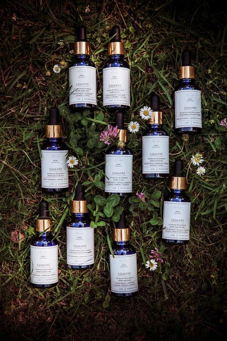 Olejek do twarzy CZUŁOŚĆ /cera wrażliwa/ kadzidłowiec, geranium,cyprys