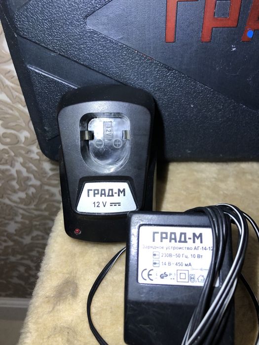 Шуруповерт аккумуляторный ГРАД-М 12V