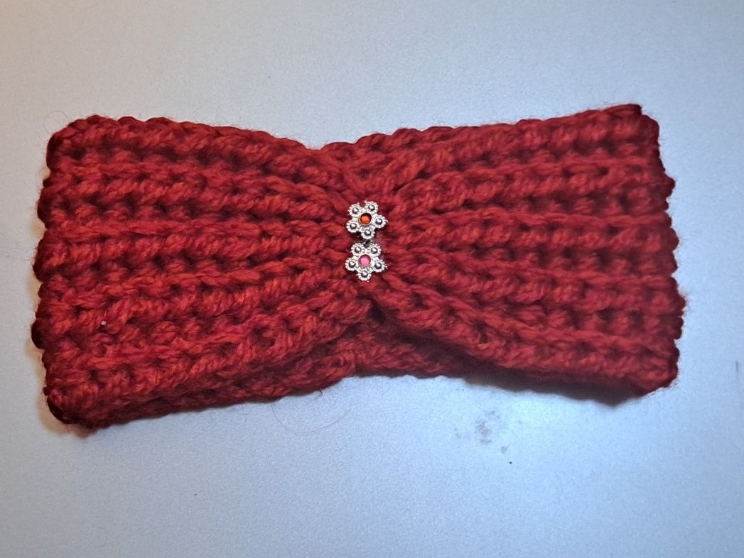 Opaski damskie handmade na szydełku
