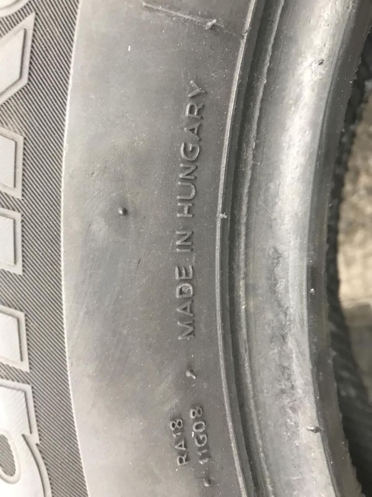 Hankook 225/65r16c комплект літо оригінал склад б/у