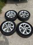Opel Corsa E D Koła Felgi Aluminiowe Z oponami Letnimi 16 cali 4x100