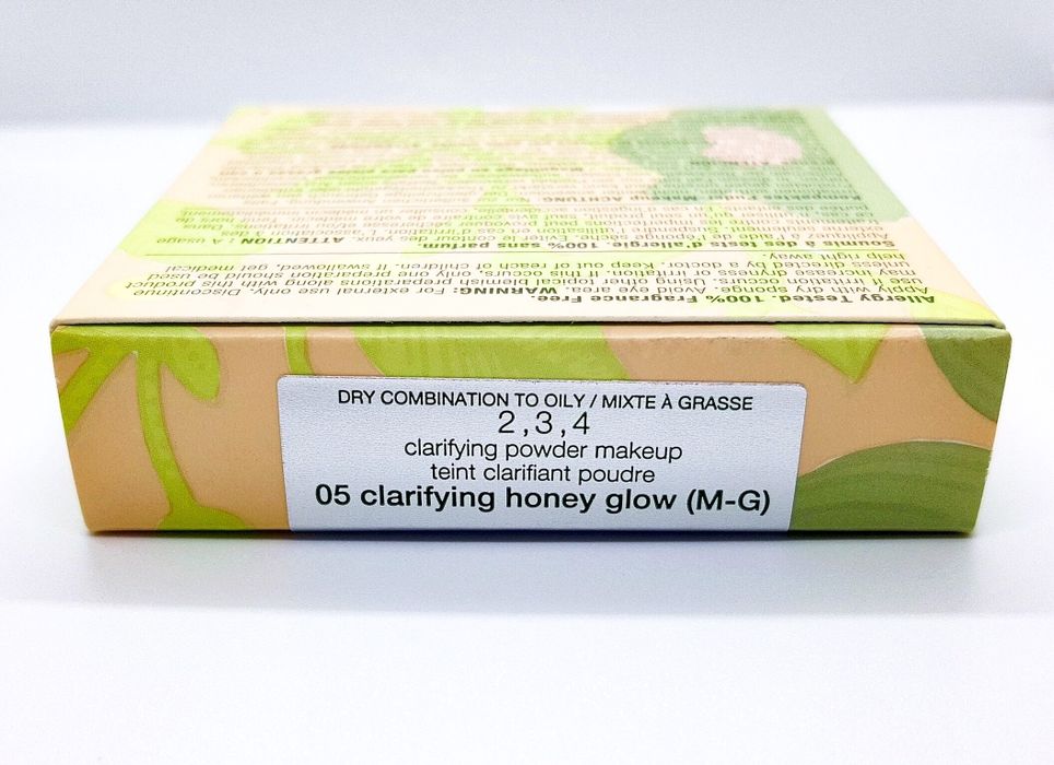 Pó Compacto CLINIQUE Clarifying Powder Makeup - 05 honey glow