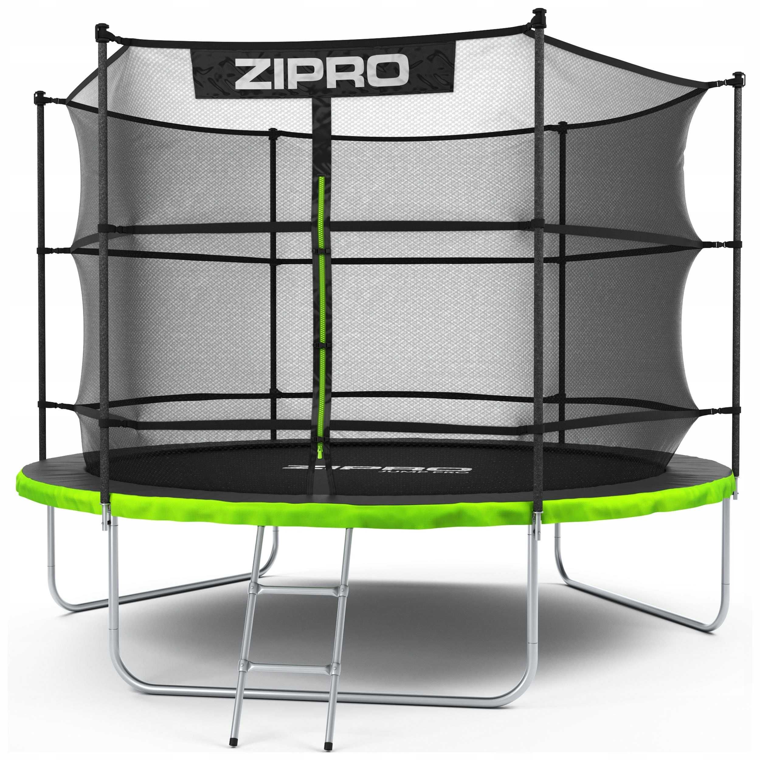 TRAMPOLINA ogrodowa z siatką ZIPRO średnica 312cm wysokość 256cm NOWA