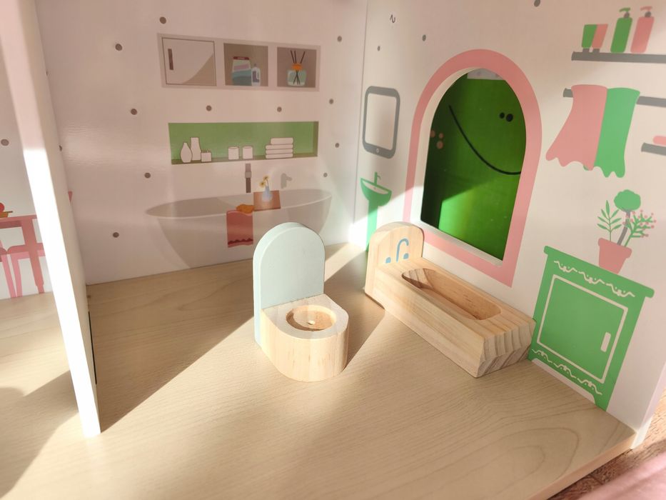 Дерев'яна іграшка Будиночок MD 0155 ляльковий будиночок