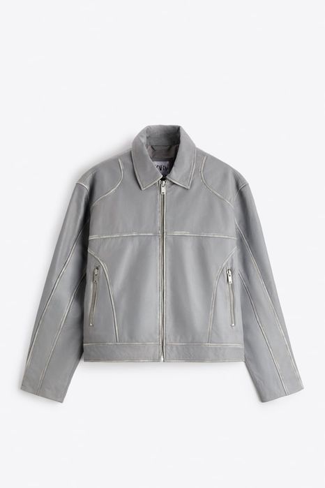 Skórzana kurtka w stylu motorowym. 100% skóra. Rozmiar XL. Zara.