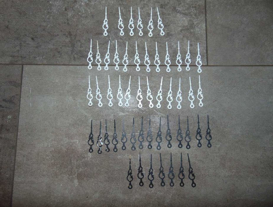 Wskazówki,wskazówka do zegara,zegar dł.52 mm.,minutowe