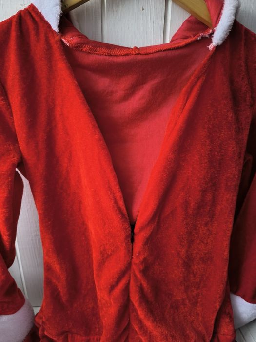 Дорослий карнавальний новорічний костюм XS -S  помічниця Санти