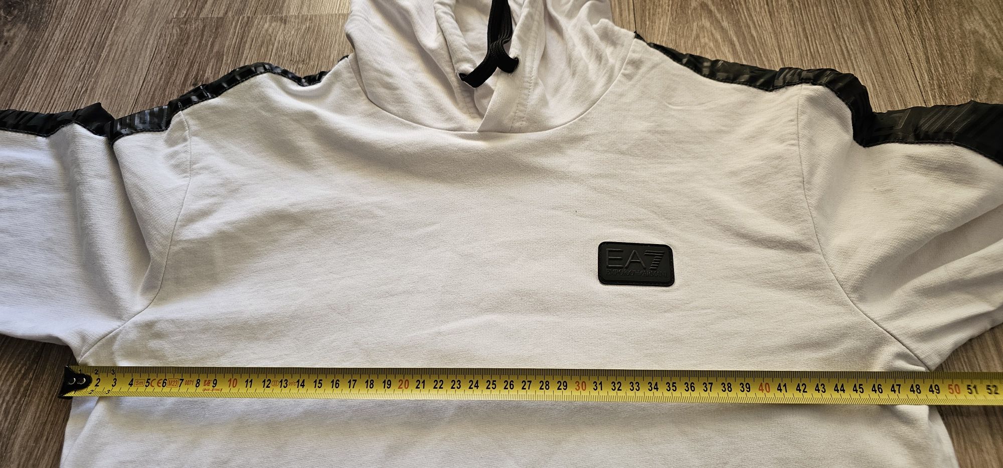 EA7 Emporio Armani bluza męska z kapturem rozmiar S/M wymiary na foto