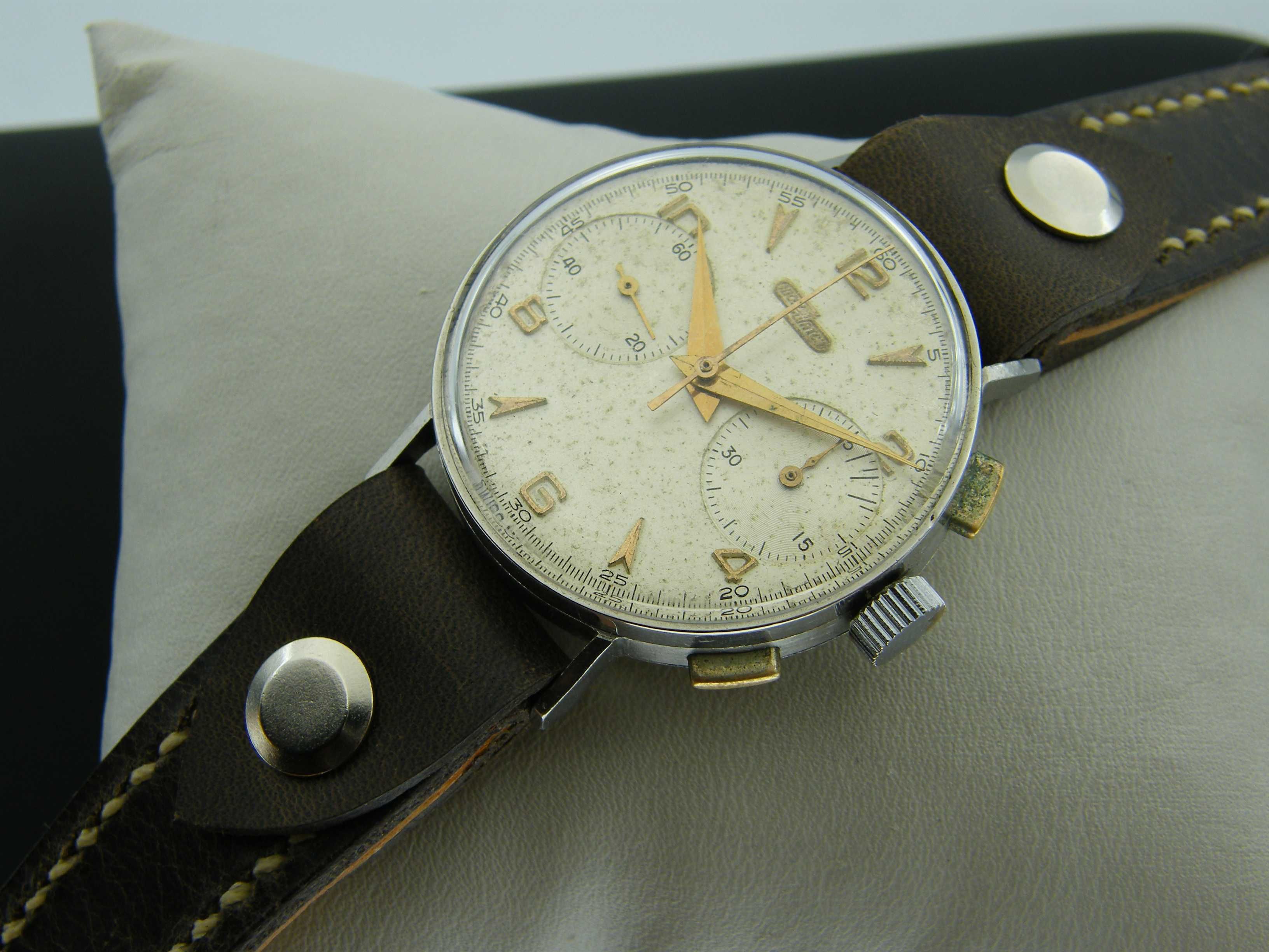 Nicolet Watch Chronograph Vintage Cal. Valjoux 22