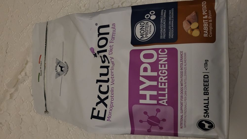 Exclusion karma hipoalergiczna monopropteinowa