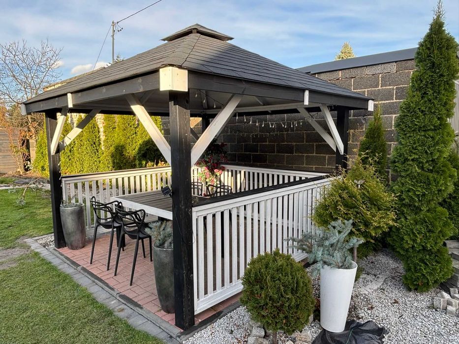 Altanka ogrodowa Altana drewniana 3x3 Stół gratis!