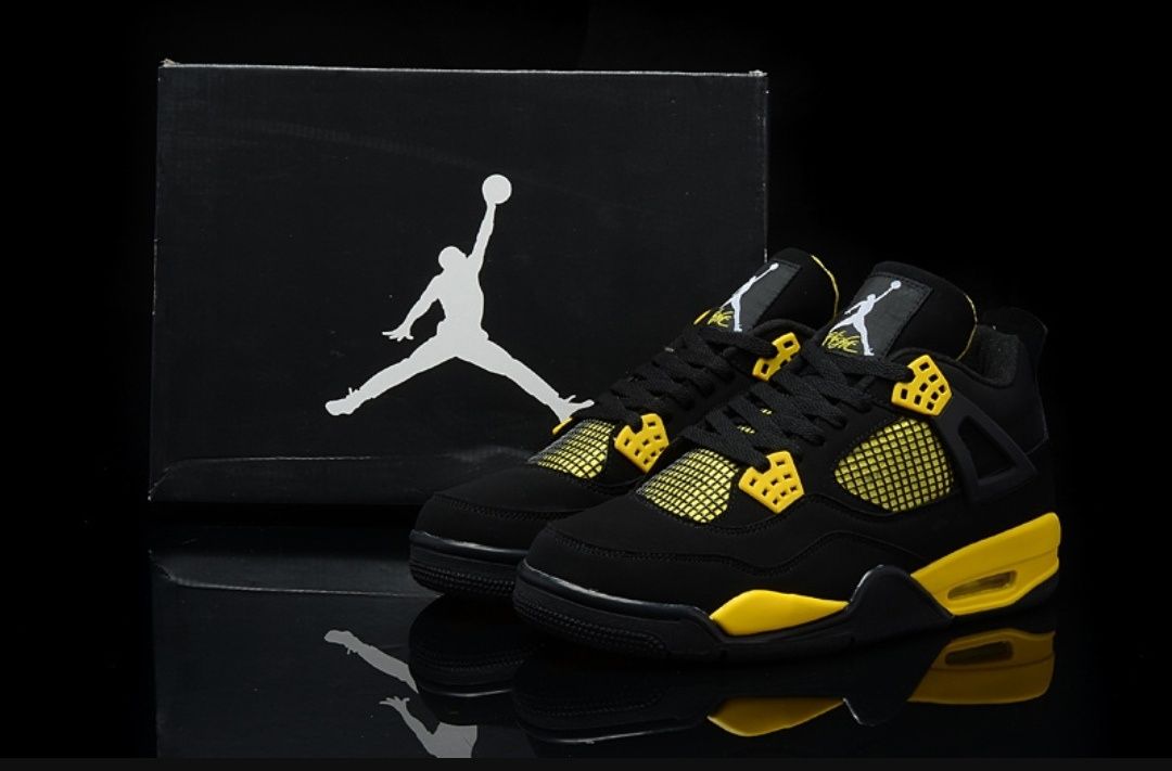 Nike Air Jordan 4 Yellow Tunder