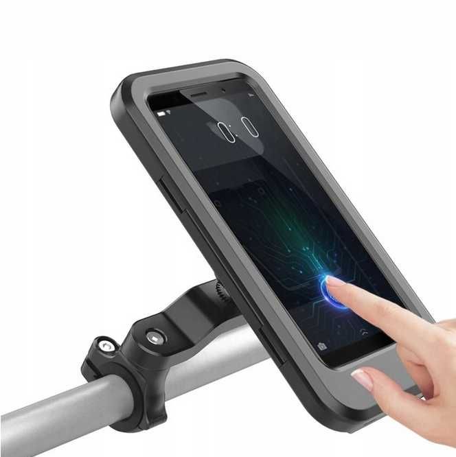 Wodoodporny uchwyt rowerowy motocyklowy na telefon smartfona