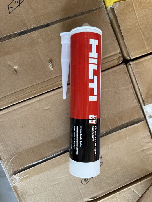 Hilti Akryl Szary, Ognioochronny, Masa uszczelniajaca 5 sztuk