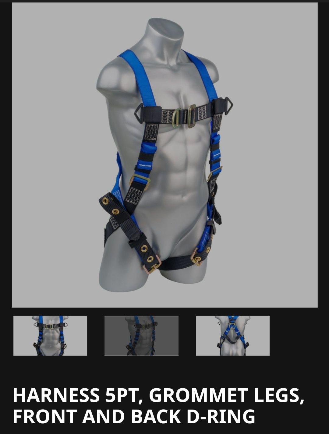 Стаховачный пояс для высотных работ    safety harness