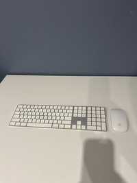 Apple A1843 А1657 Wireless Magic Keyboard Magic Mouse 2 White