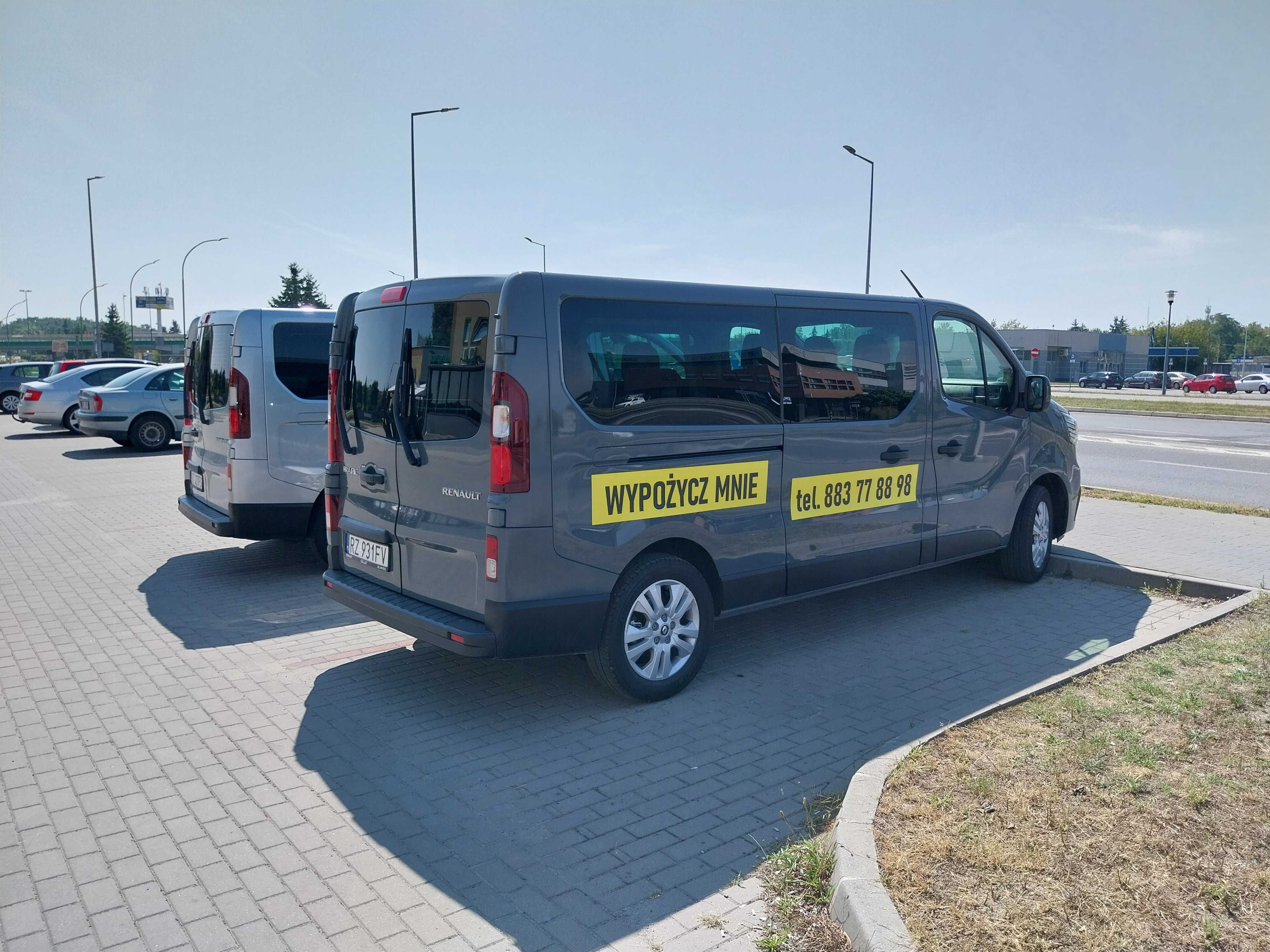 Wynajem BUS 9 OSOBOWY Renault Trafic Long 2024-Mielec