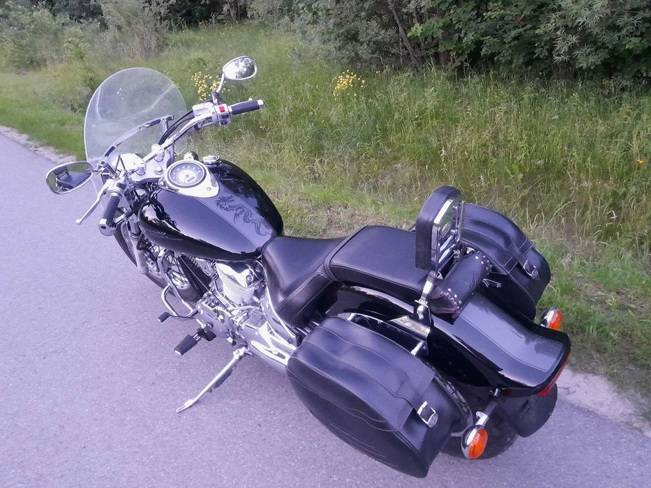 Yamaha Drag star 1100.Wersja eu,2004 rok.po regeneracji sprzegielka.