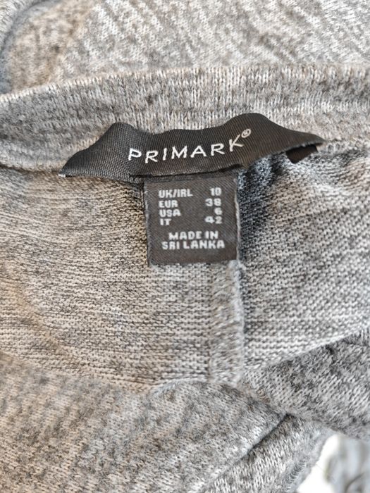 Szary cienki sweterek z falbanką - Atmosphere rozm. L/XL