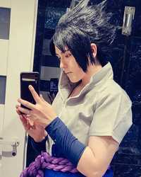 Cosplay Naruto Sasuke Uchiha Taka Hebi Strój komplet Manga Anime Japan