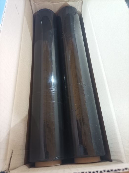 Стрейч пленка черная Стретч плівка чорна Скотч