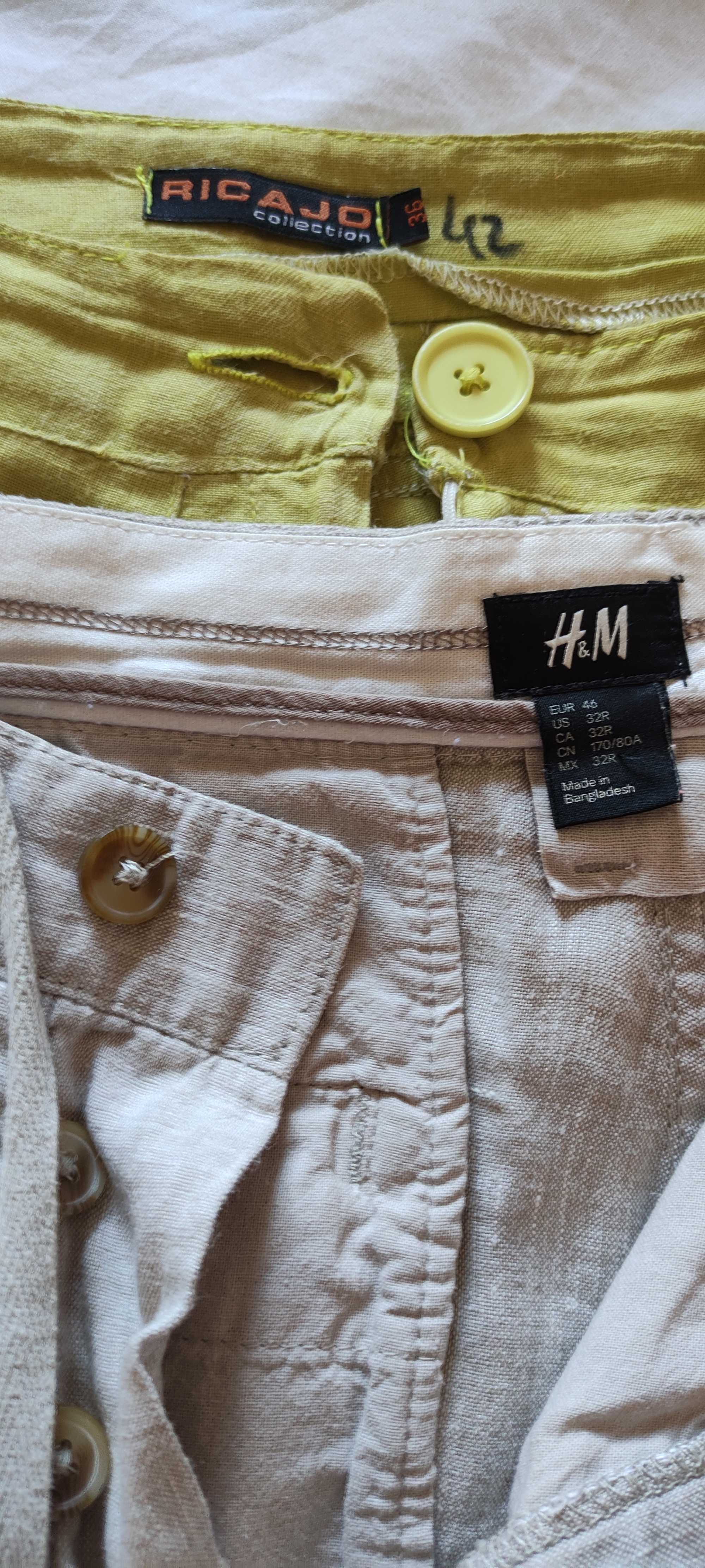 Bermudas em linho para senhora