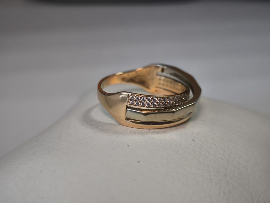 Кольцо золотое р 19