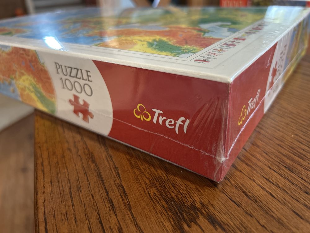 puzzle Trefl 1000 elementów mapa Europy