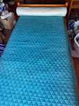 Cama solteiro, estrado e colchão